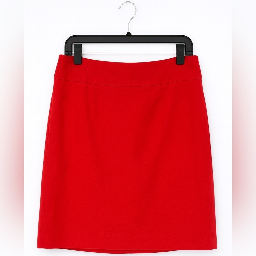 Banana Republic Women’s Size 4 Orange Cotton Blend Pencil Skirt – Classic